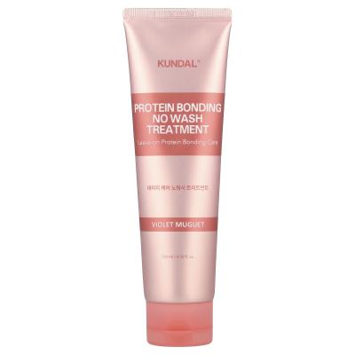 Kundal, معالجة بروتينية بدون غسيل، البنفسج موغيت، 4.39 أونصة سائلة (130 مل)