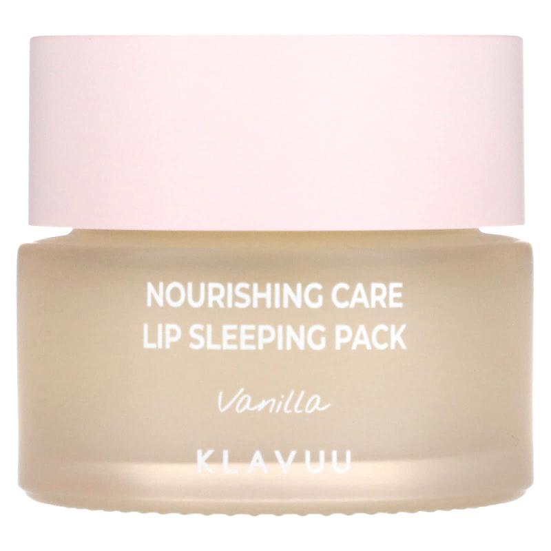 KLAVUU, العناية المغذية، مجموعة نوم الشفاه، الفانيليا، 0.70 أونصة (20 جم)