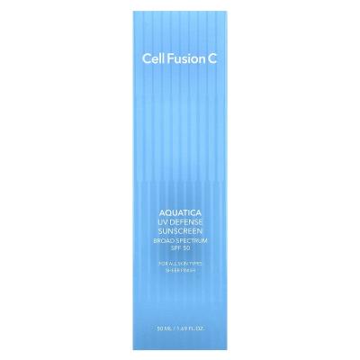 Cell Fusion C, واقي شمس أكواتيكا للأشعة فوق البنفسجية، لجميع أنواع البشرة، عامل حماية من الشمس 50، 1.69 أونصة سائلة (50 مل)