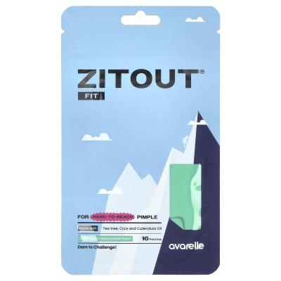 Avarelle, Zitout® Fit، رقعة غروانية مائية شفافة، 16 رقعة