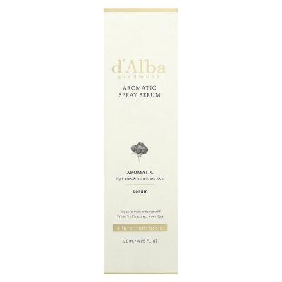 d'Alba, مصل رذاذ عطري، 4.05 أونصة سائلة (120 مل)