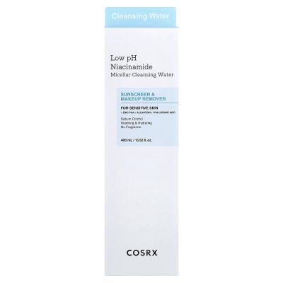 CosRx, ماء منظف ميسيلار نياسيناميد منخفض الحموضة، للبشرة الحساسة، 13.52 أونصة سائلة (400 مل)