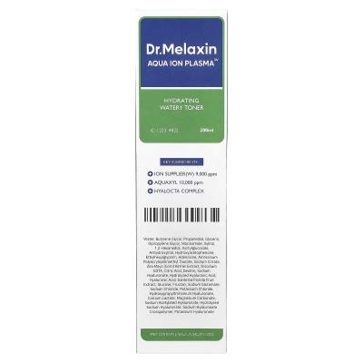 Dr.Melaxin, Aqua Ion Plasma، تونر مائي مرطب، 6.76 أونصة سائلة (200 مل)