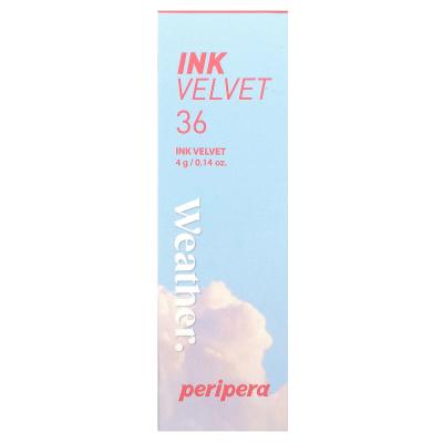 Peripera, Ink Velvet Lip Tint، ويذر، 36 مرجاني نشط، 0.14 أونصة (4 جم)