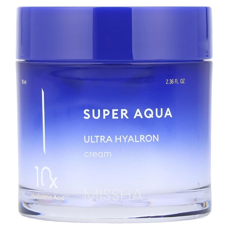 Missha, Super Aqua، كريم الهيالرون الفائق، 2.36 أونصة سائلة (70 مل)