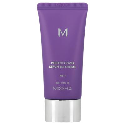 Missha, Perfect Cover Serum B.B Cream، رقم 17 فاتح، 1.18 أونصة سائلة (35 مل)