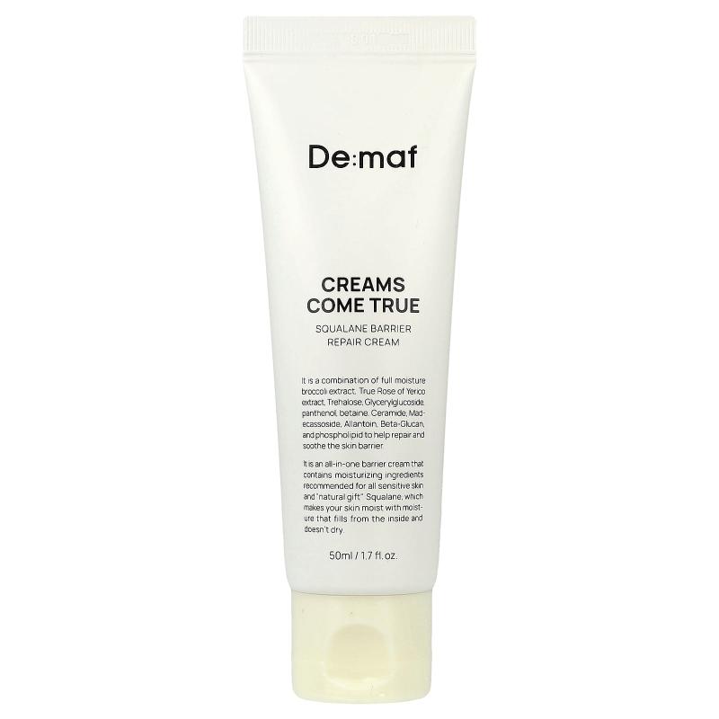De:maf, Creams Come True, Squalane Barrier Repair Cream, 1.7 fl oz (50 ml)