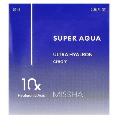 Missha, Super Aqua، كريم الهيالرون الفائق، 2.36 أونصة سائلة (70 مل)