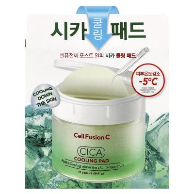 Cell Fusion C, وسادة تبريد Cica، 70 وسادة، 6.08 أونصة سائلة (180 مل)