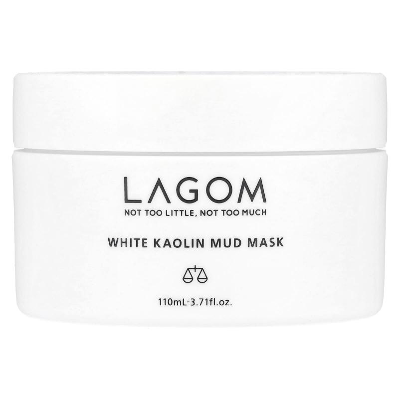 LAGOM, قناع التجميل بطين الكاولين الأبيض، 3.71 أونصة سائلة (110 مل)