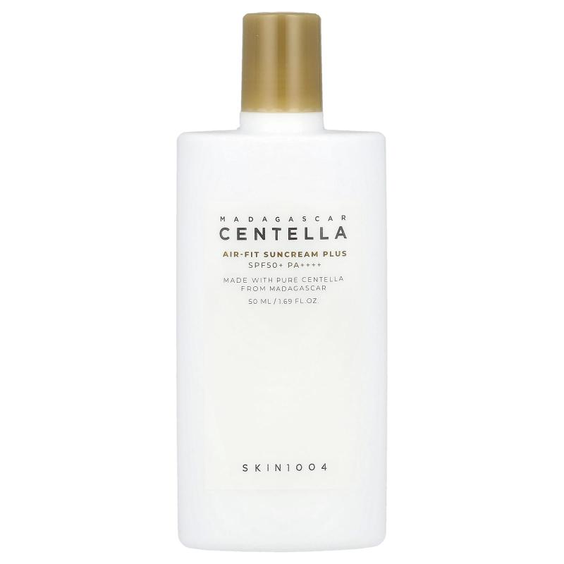 SKIN1004, Madagascar Centella، كريم حماية من الشمس Air-Fit Plus، عامل حماية من الشمس 50+ PA++++، 1.69 أونصة سائلة (50 مل)