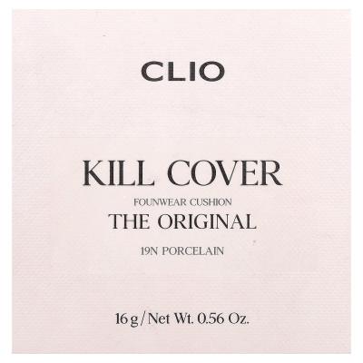Clio, Kill Cover FounWear Cushion 19N بورسلين، 0.56 أونصة (16 جم)