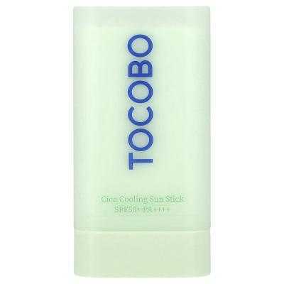 Tocobo, Cica Cooling Sun Stick، عامل حماية من الشمس SPF 50+ PA++++، 0.63 أونصة (18 جم)