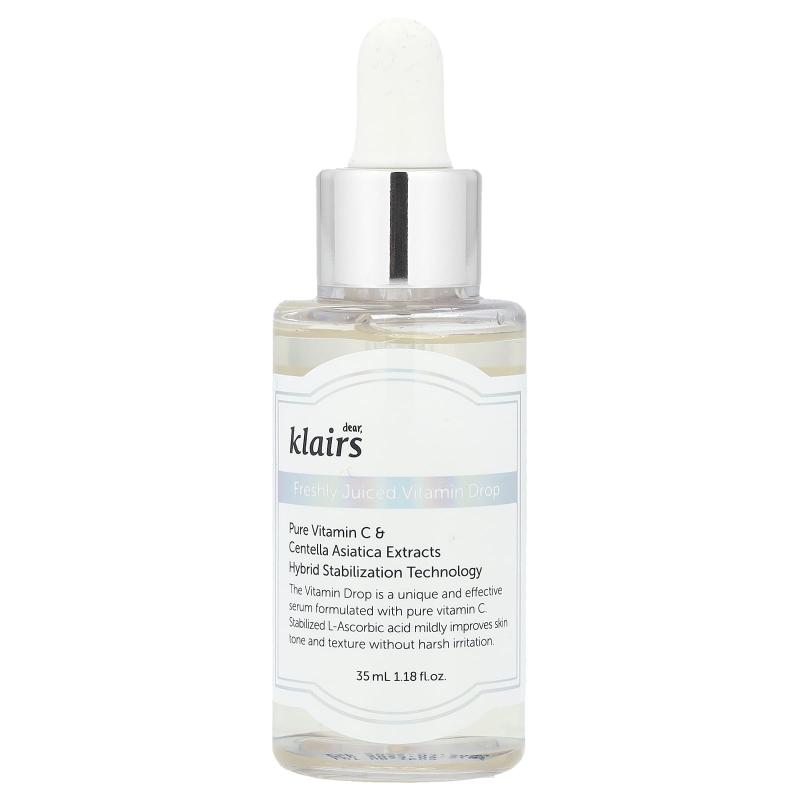 Dear, Klairs, قطرات فيتامين معصورة طازجة، 1.18 أونصة سائلة (35 مل)