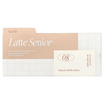 Clio, Pro Eye Palette Air، 08 لاتيه سينيور، عدد 1