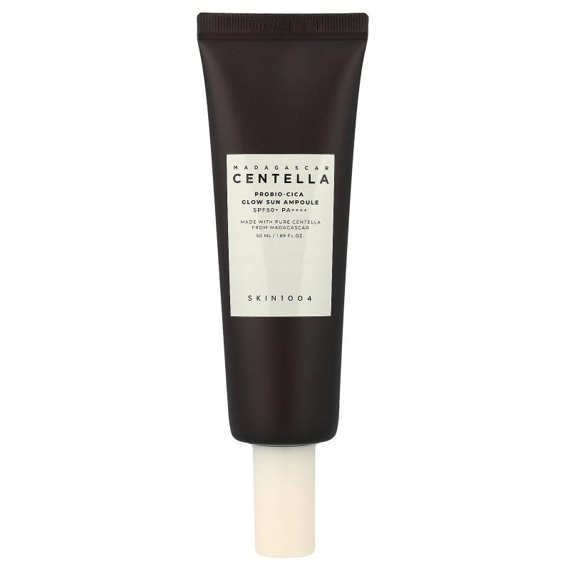 SKIN1004, Madagascar Centella، أمبولة Probio-Cica Glow Sun، عامل حماية من الشمس 50+ PA++++، 1.69 أونصة سائلة (50 مل)