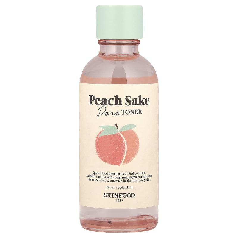SKINFOOD, تونر مسام الخوخ، 5.41 أونصة سائلة (160 مل)
