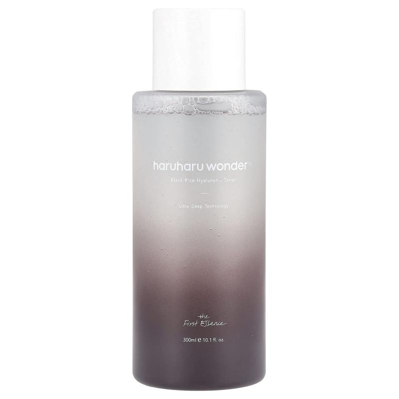 Haruharu, Wonder®، تونر الهيالورونيك بالأرز الأسود، 10.1 أونصة سائلة (300 مل)