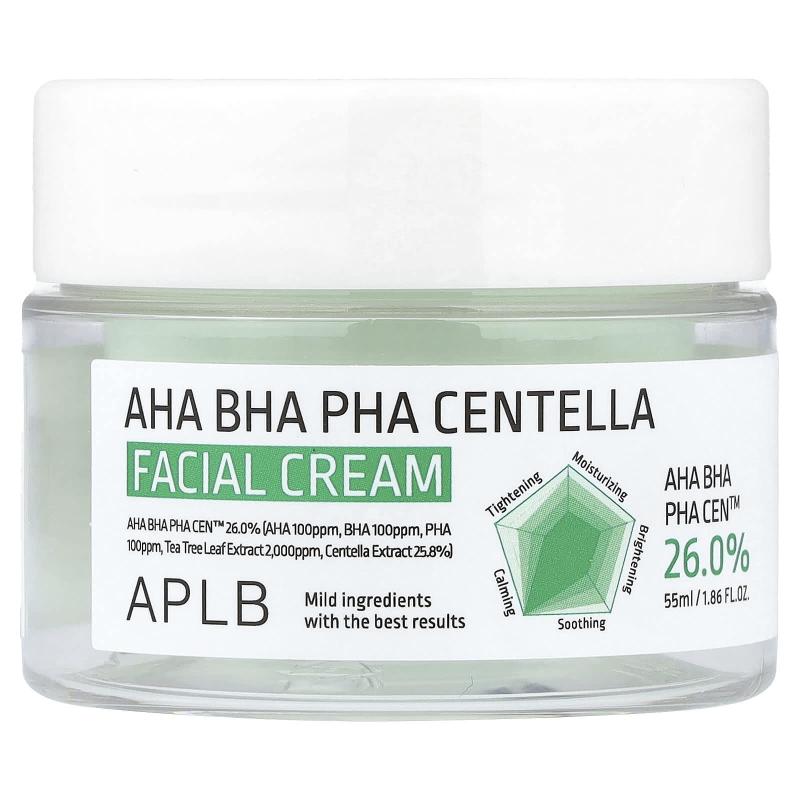 APLB, AHA BHA PHA Centella Facial Cream, 1.86 fl oz (55 ml)