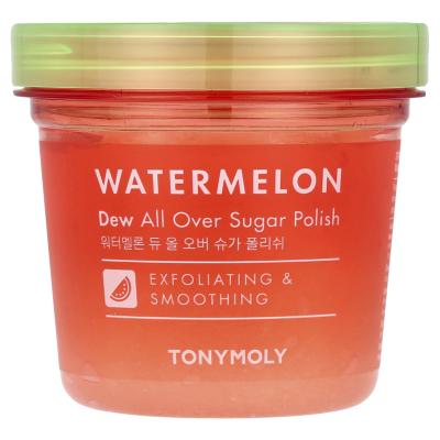 TonyMoly, Dew All Over Sugar Polish، بالبطيخ، 10.14 أونصة سائلة (300 مل)