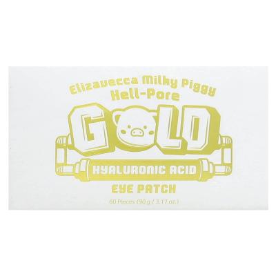 Elizavecca, Milky Piggy، لصقة العين بحمض الهيالورونيك Hell-Pore، 60 قطعة، 3.17 أونصة (90 جم)