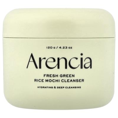 Arencia, منظف موتشي الأرز الأخضر الطازج، 4.23 أونصة (120 جم)
