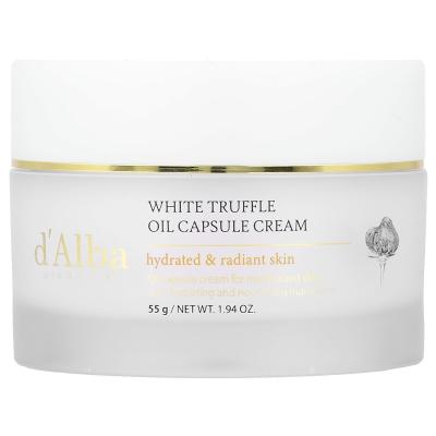 d'Alba, كريم كبسولة زيت الكمأة البيضاء، 1.94 أونصة (55 جم)