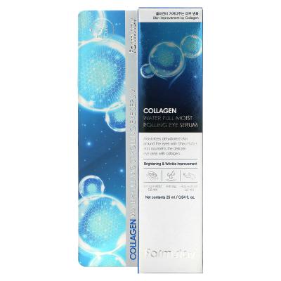 Farmstay, مصل العين المرطب بالكامل بماء الكولاجين، 0.84 أونصة سائلة (25 مل)