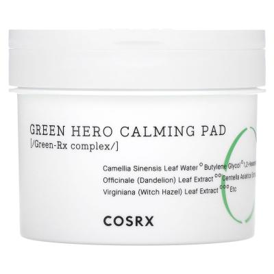 CosRx, One Step، وسادة التهدئة Green Hero، 70 وسادة