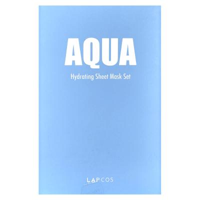 Lapcos, مجموعة أقنعة Aqua Beauty الورقية، مرطبة، 5 ورقات، 1.01 أونصة سائلة (30 مل) لكل واحدة