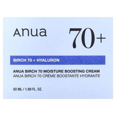 Anua, كريم تعزيز الرطوبة Birch 70، 1.69 أونصة سائلة (50 مل)