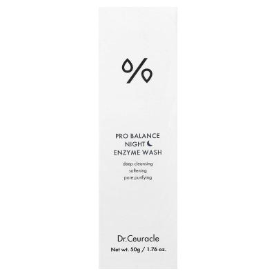 Dr. Ceuracle, غسول إنزيمي ليلي Pro Balance، 1.76 أونصة (50 جم)