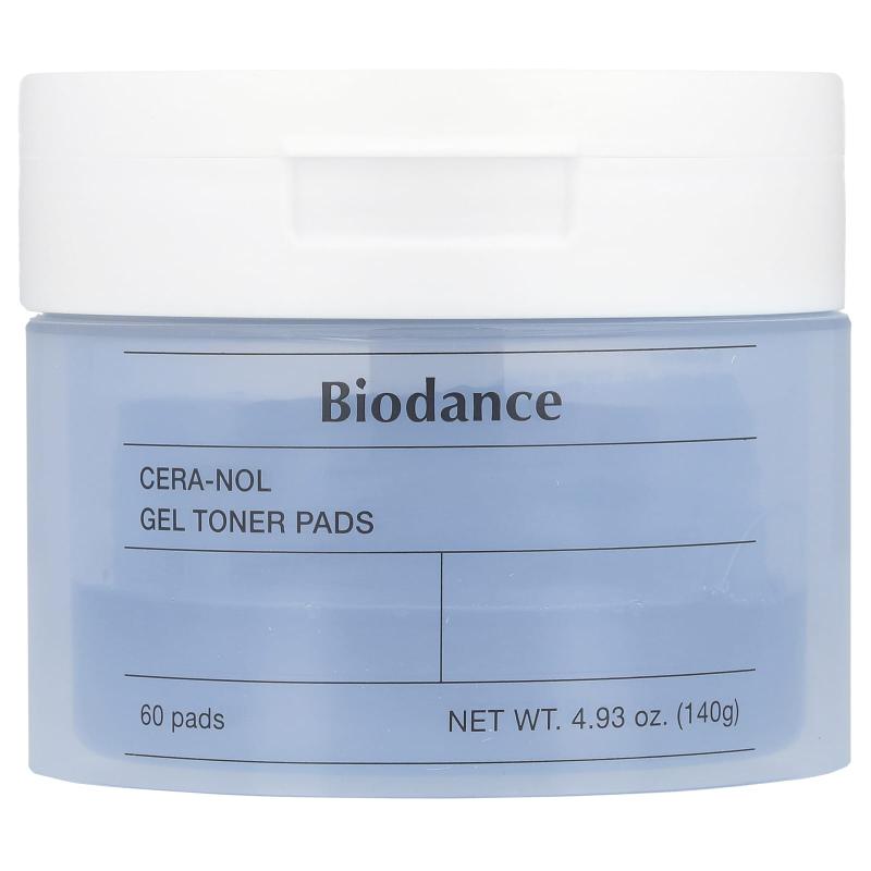 Biodance, Cera-Nol Gel Toner Pads, 60 Pads