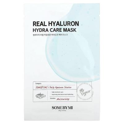 SOME BY MI, Real Hyaluron، قناع Hydra Care Beauty، ورقة واحدة، 0.70 أونصة (20 جم)
