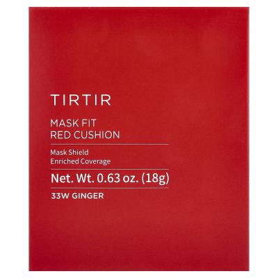 TIRTIR, وسادة حمراء مناسبة للقناع، 33 واط زنجبيل، 0.63 أونصة (18 جم)