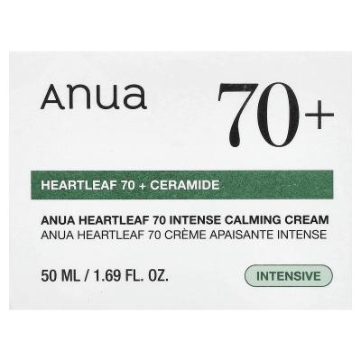 Anua, Heartleaf 70 + كريم سيراميد مهدئ مكثف، 1.69 أونصة سائلة (50 مل)