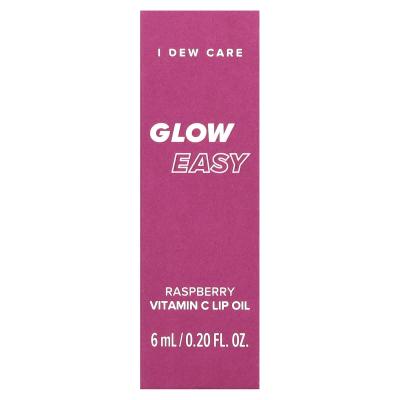 I Dew Care, Glow Easy، زيت الشفاه بفيتامين C، توت العليق، 0.20 أونصة سائلة (6 مل)