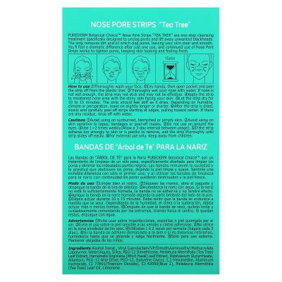 Purederm, شرائح مسام الأنف، شجرة الشاي، 6 شرائح