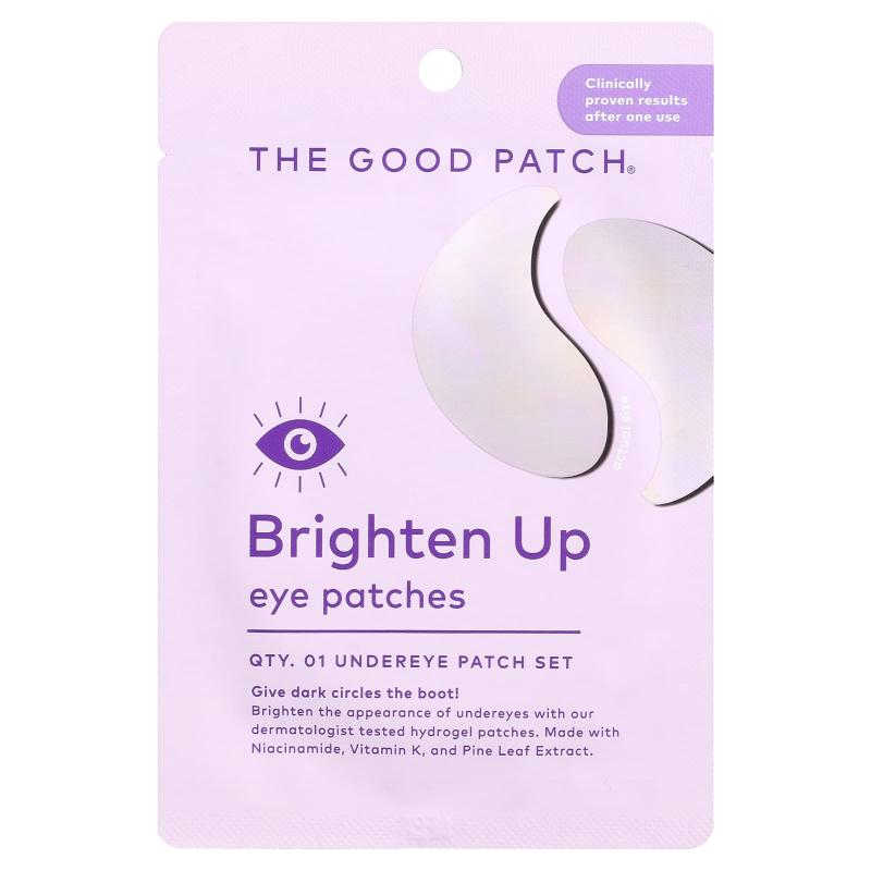 The Good Patch, Brighten Up Eye Patches, 1 Pair