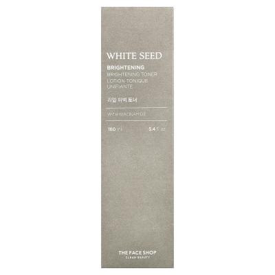The Face Shop, White Seed، تونر تفتيح البشرة مع النياسيناميد، 5.4 أونصة سائلة (160 مل)