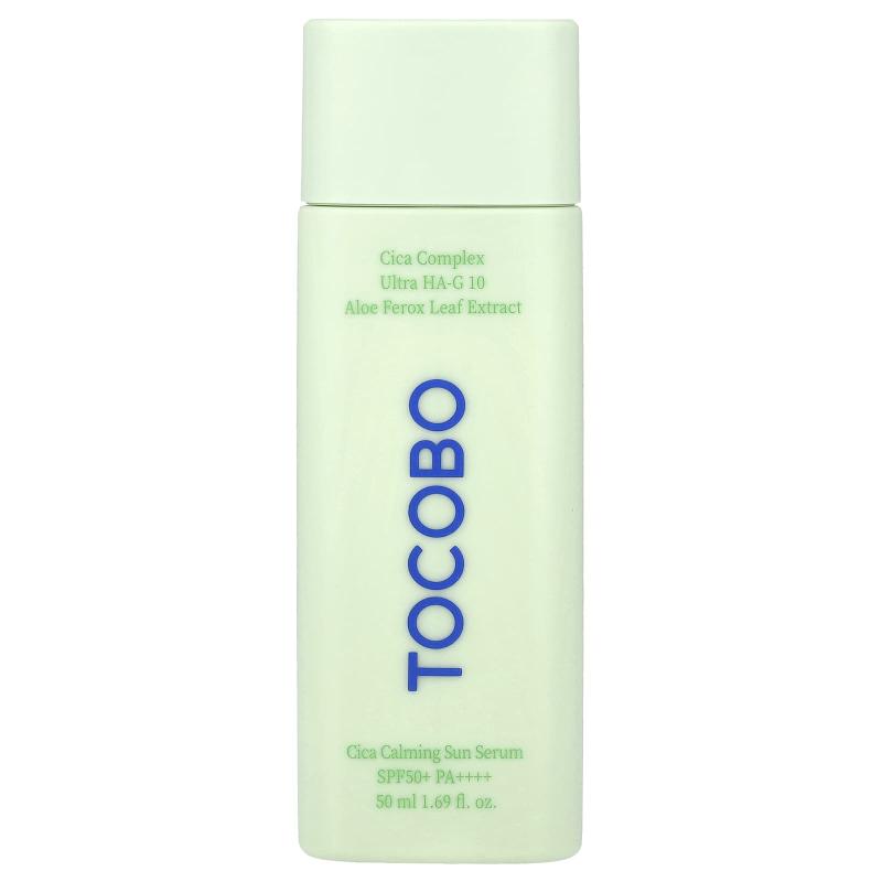 Tocobo, Cica Calming Sun Serum، عامل حماية من الشمس 50+ PA++++، 1.69 أونصة سائلة (50 مل)