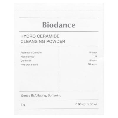 Biodance, مسحوق التنظيف Hydro Ceramide، 30 عبوة، 0.03 أونصة (1 جم) لكل واحدة