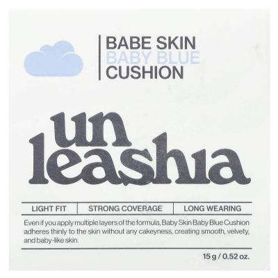 Unleashia, Babe Skin، وسادة باللون الأزرق الفاتح، عامل حماية من الشمس 40/PA++، 18N نقي، 0.52 أونصة (15 جم)