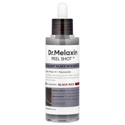 Dr.Melaxin, Peel Shot، أمبولة الأرز الأسود المقشرة، لجميع أنواع البشرة، 2.7 أونصة سائلة (80 مل)
