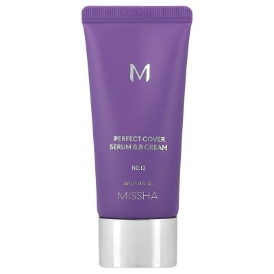 Missha, Perfect Cover Serum B.B Cream، رقم 13 فاتح فاتح، 1.18 أونصة سائلة (35 مل)