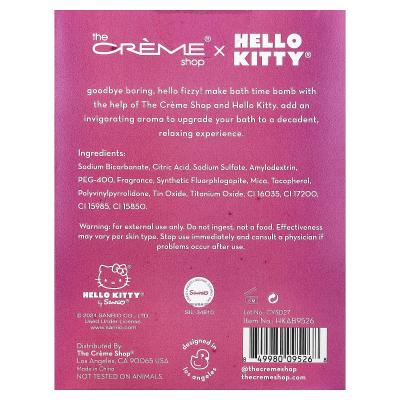The Creme Shop, Hello Kitty®، قنبلة الاستحمام العلاجية العطرية، سماء الفراولة، عدد واحد