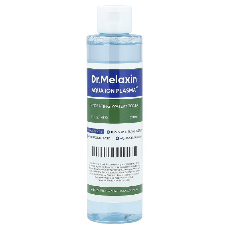 Dr.Melaxin, Aqua Ion Plasma، تونر مائي مرطب، 6.76 أونصة سائلة (200 مل)