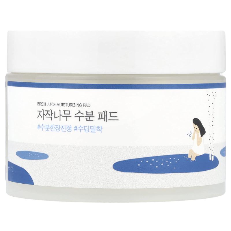 Round Lab, Birch Juice Moisturizing Pad, 80 Pads, 5.29 oz (150 g)